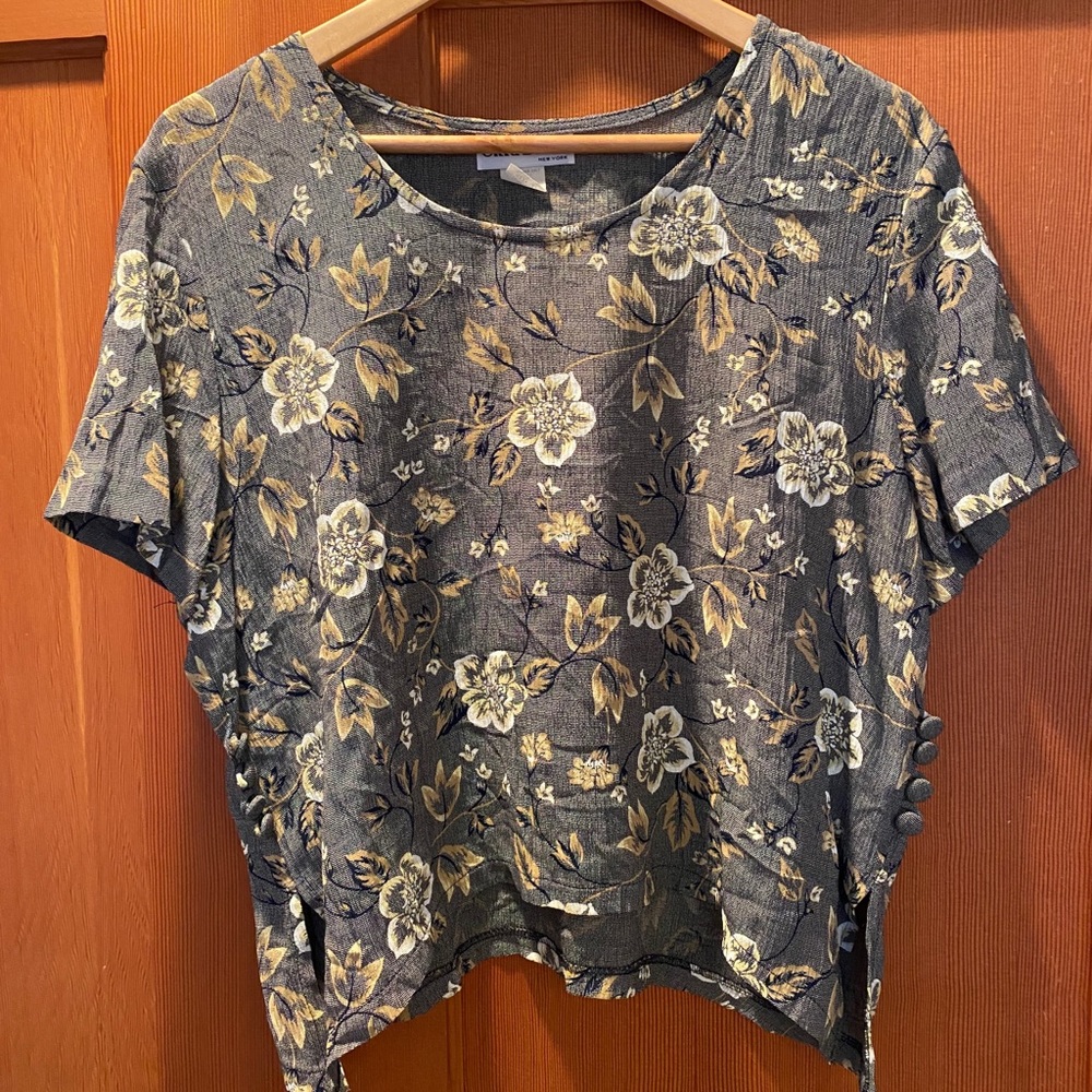 Floral T-shirt Blouse